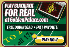 Play Blackjack with GoldenPalace.com